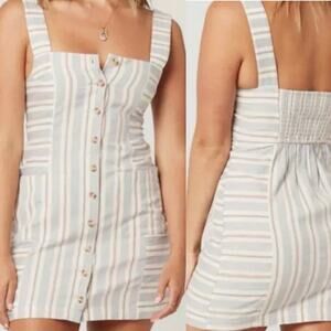 L*Space Striped Catalina Tank Dress 100% Cotton NWT Large